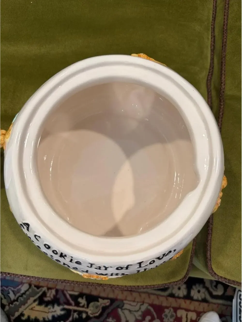 Grandma Cat Ceramic Cookie Jar